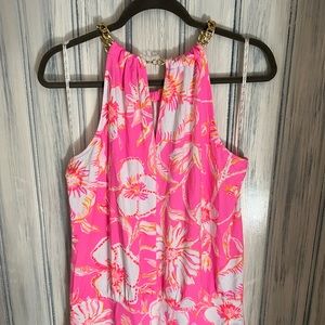 Lilly Pulitzer Tank with Gold
